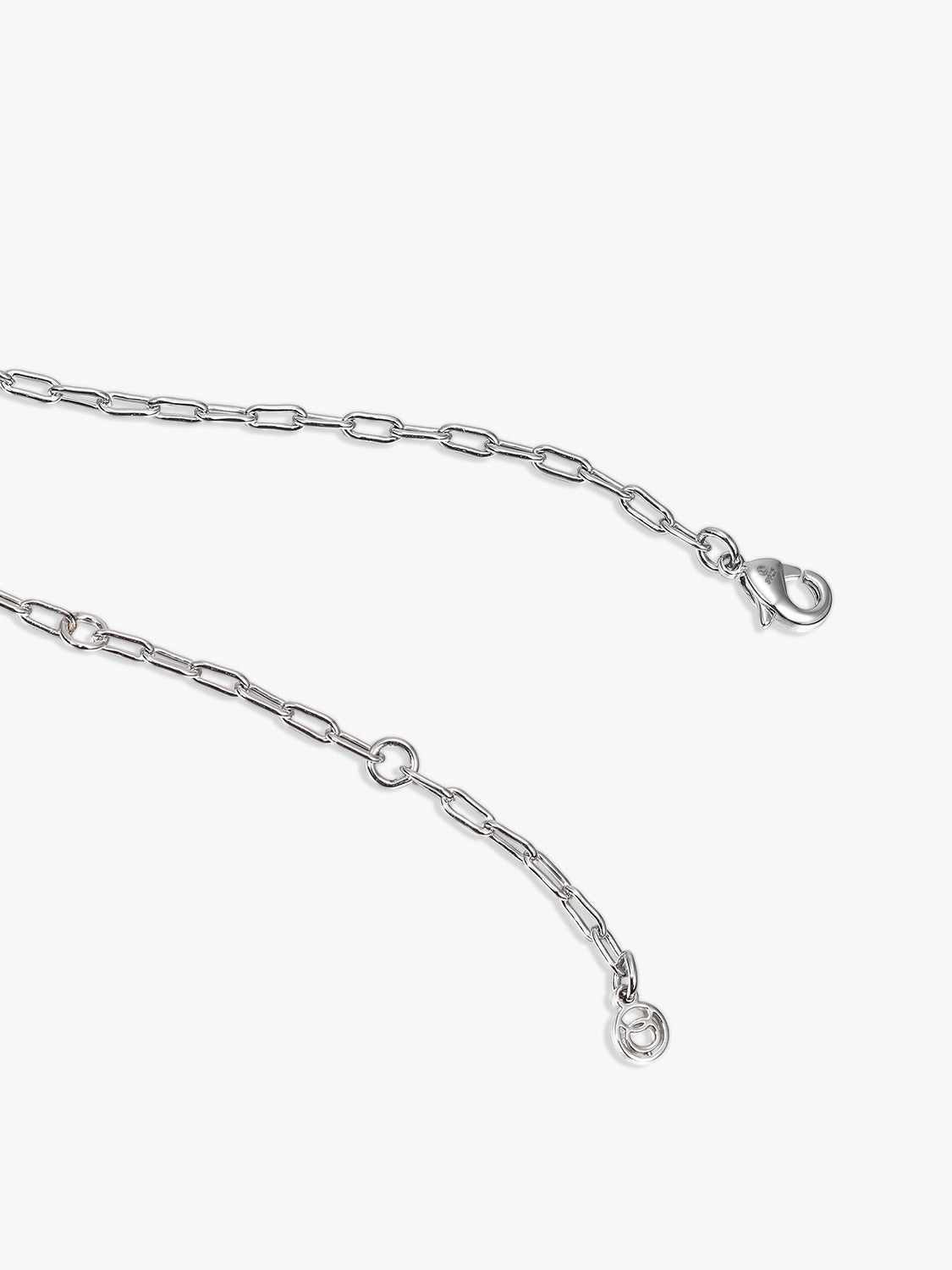 Mixed Linked Circle Necklace