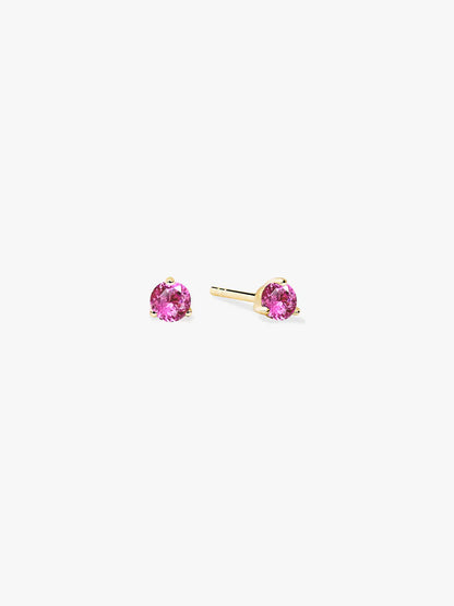 Mini Ruby Studs
