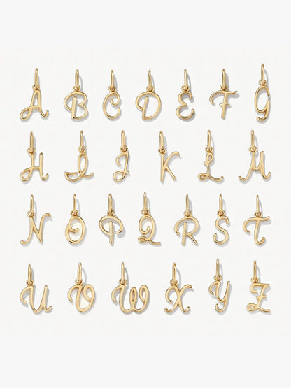 Cursive Letter Necklace Bundle