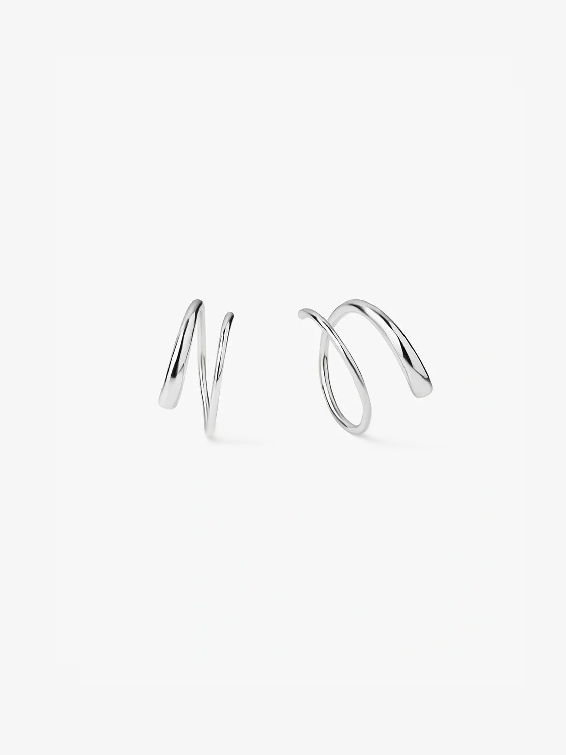 Gold Double Hoops