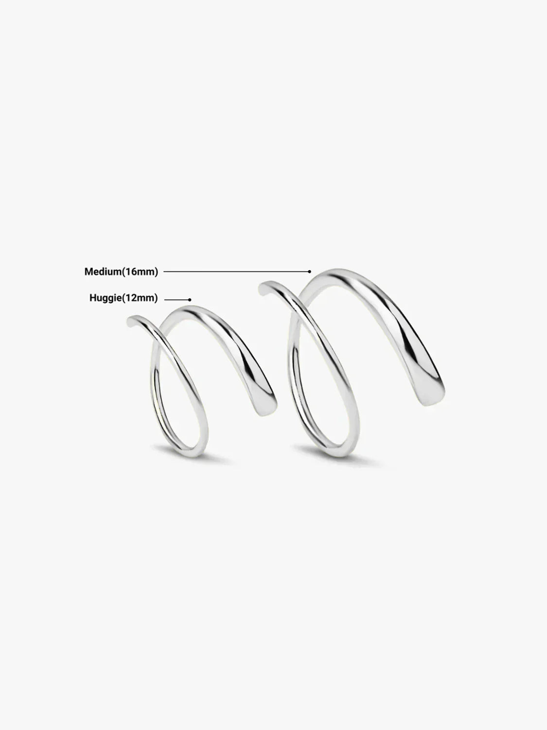 Gold Double Hoops
