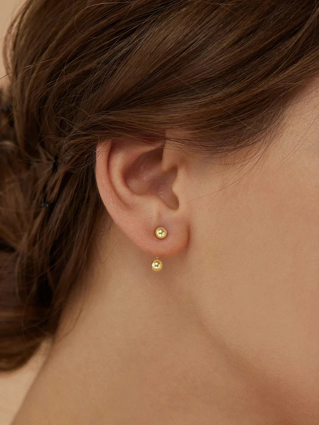 Double Ball Ear Jackets