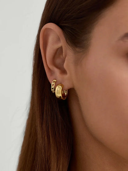 Medium Chunky Hoops
