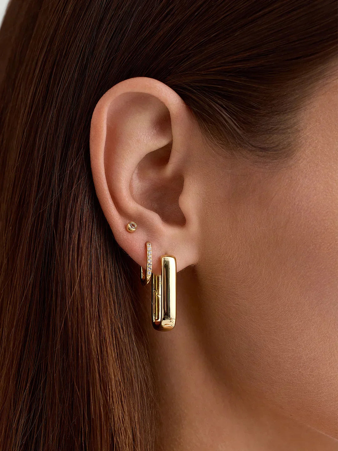 Large Chunky U Hoops