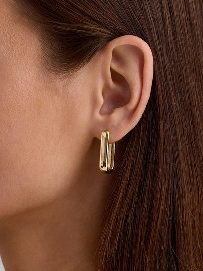 Large Chunky U Hoops