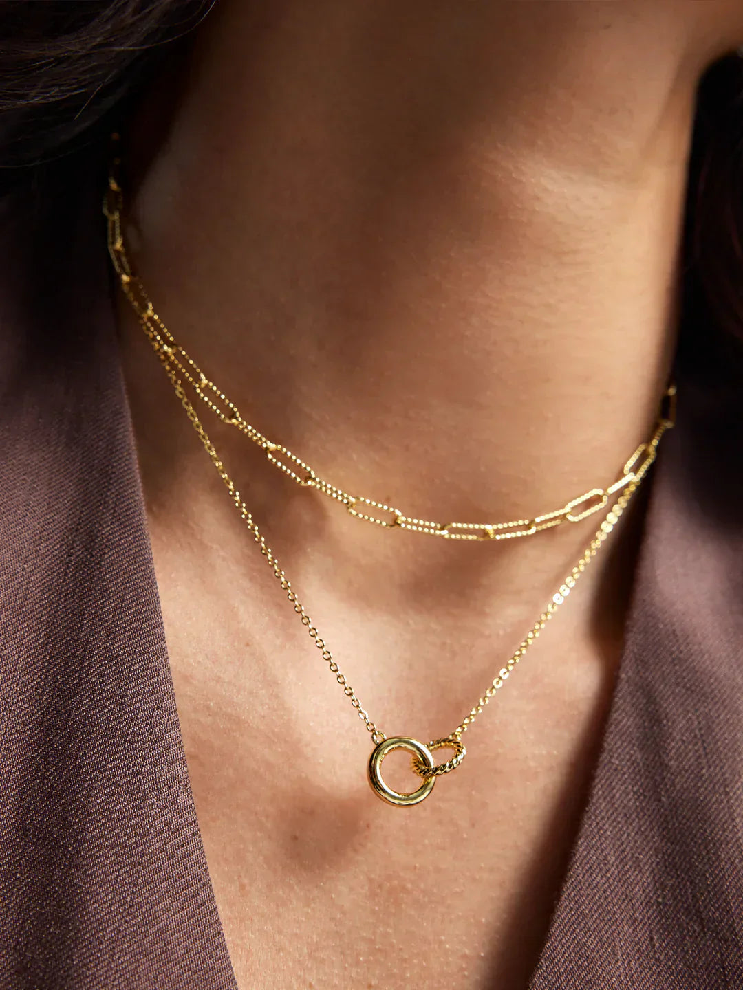 Interlocking Circle Necklace