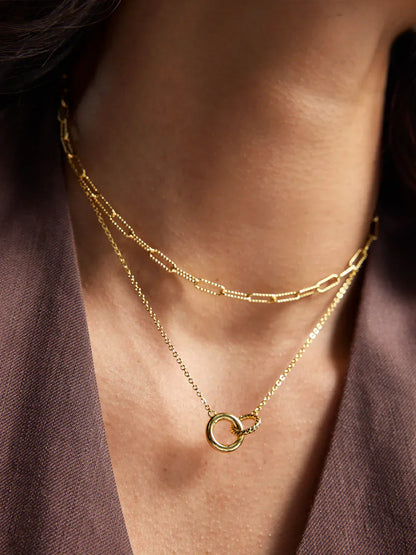 Interlocking Circle Necklace