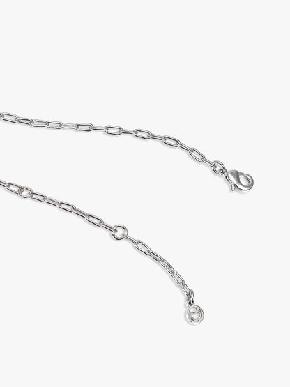 Mixed Linked Circle Necklace