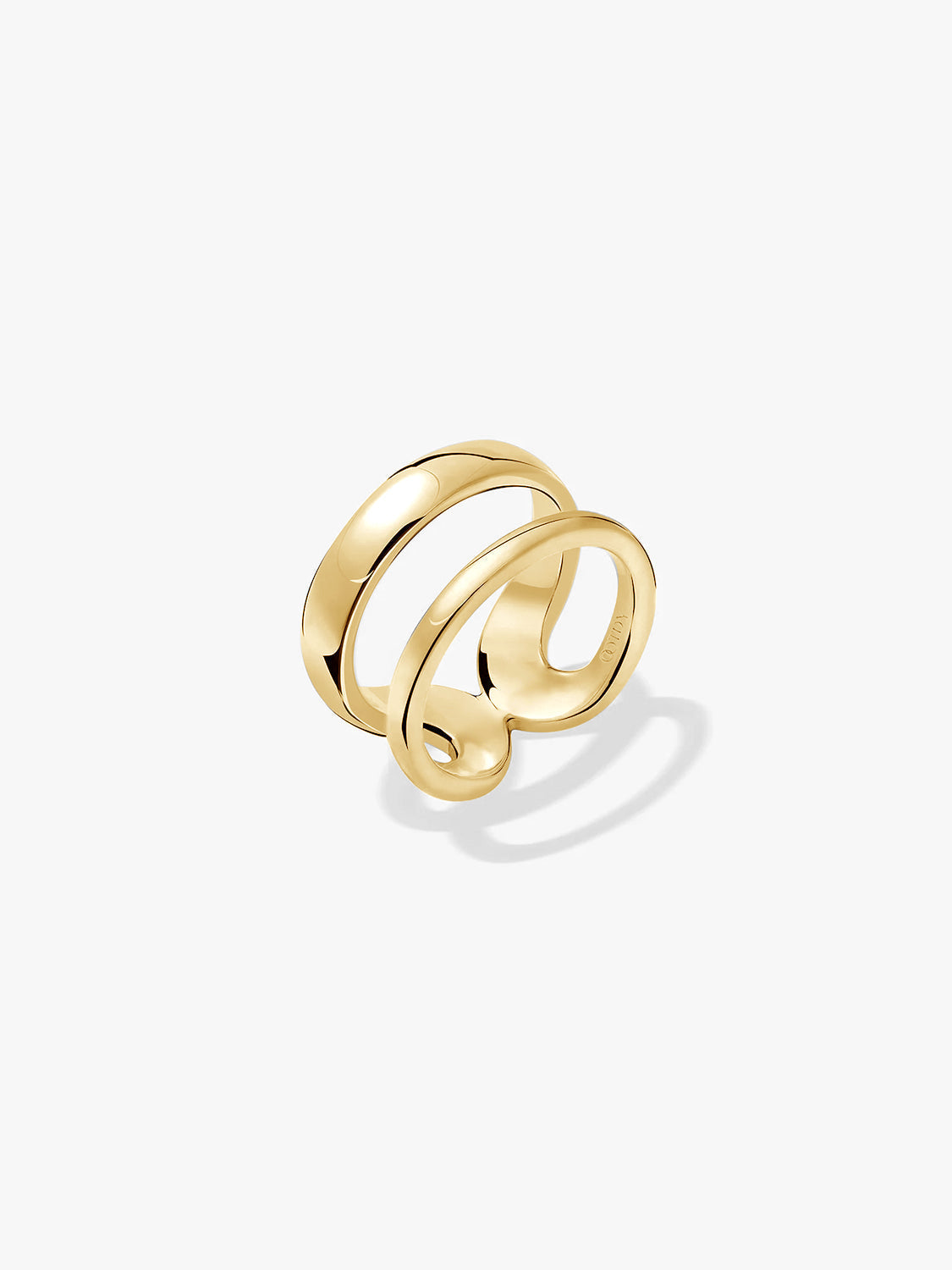 Silver Layered Ring