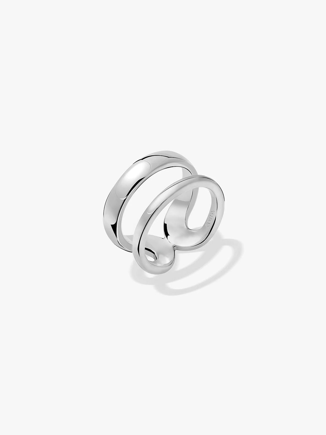Silver Layered Ring