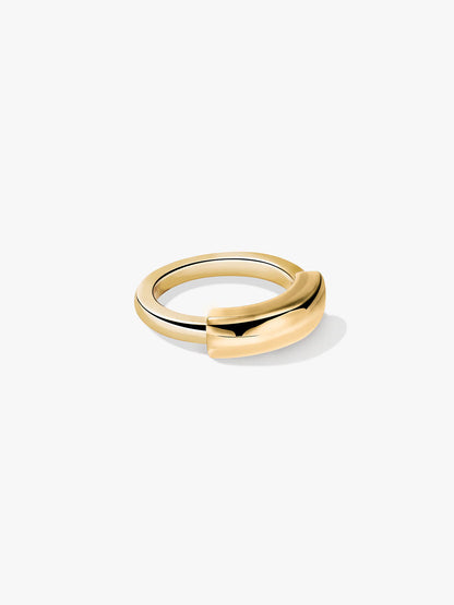 Silver Tube Ring