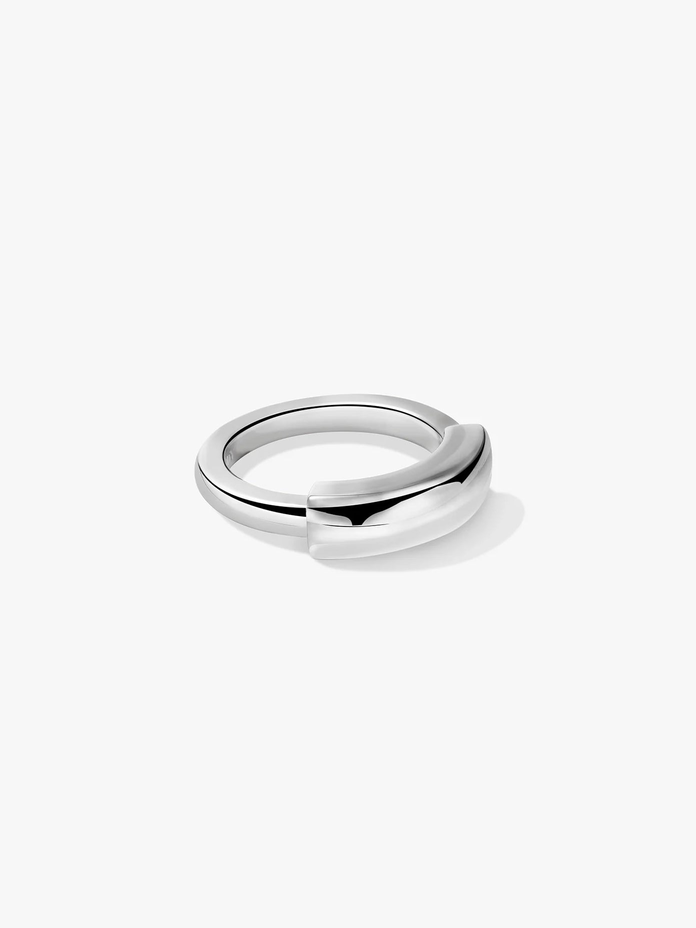 Silver Tube Ring