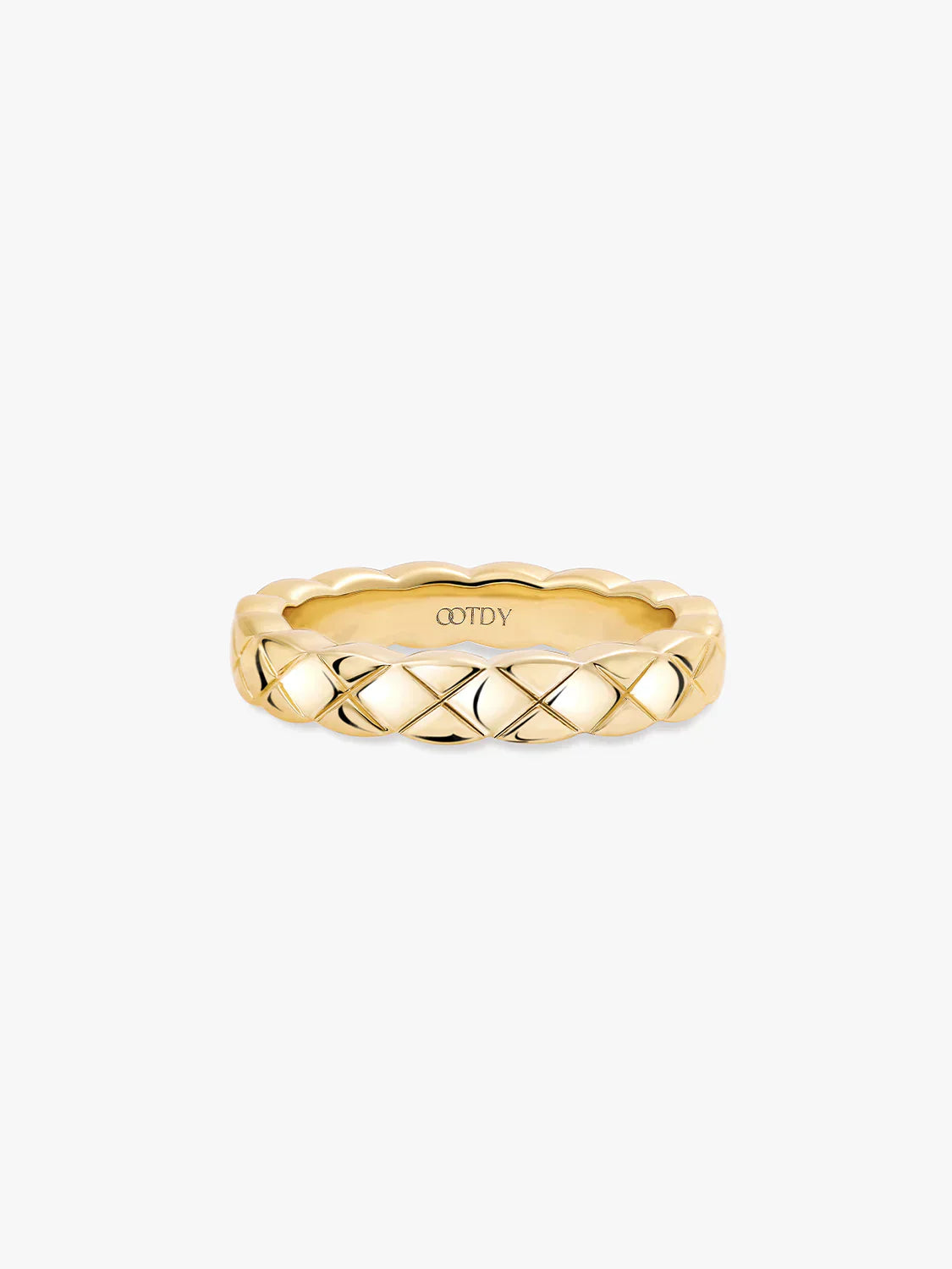 Wavy Quilted Ring
