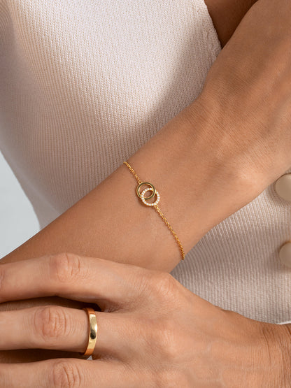 Double Circle Bracelet