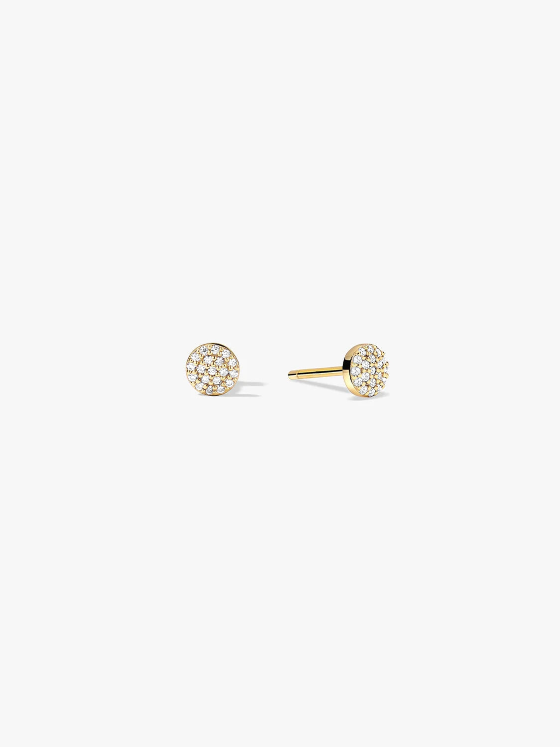 Pave Round Studs