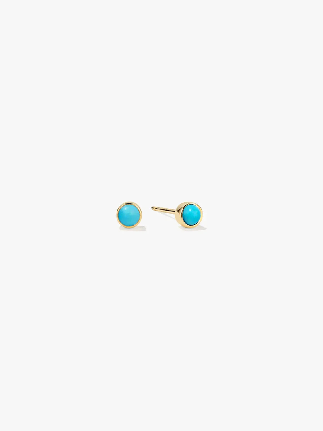 Round Turquoise Studs