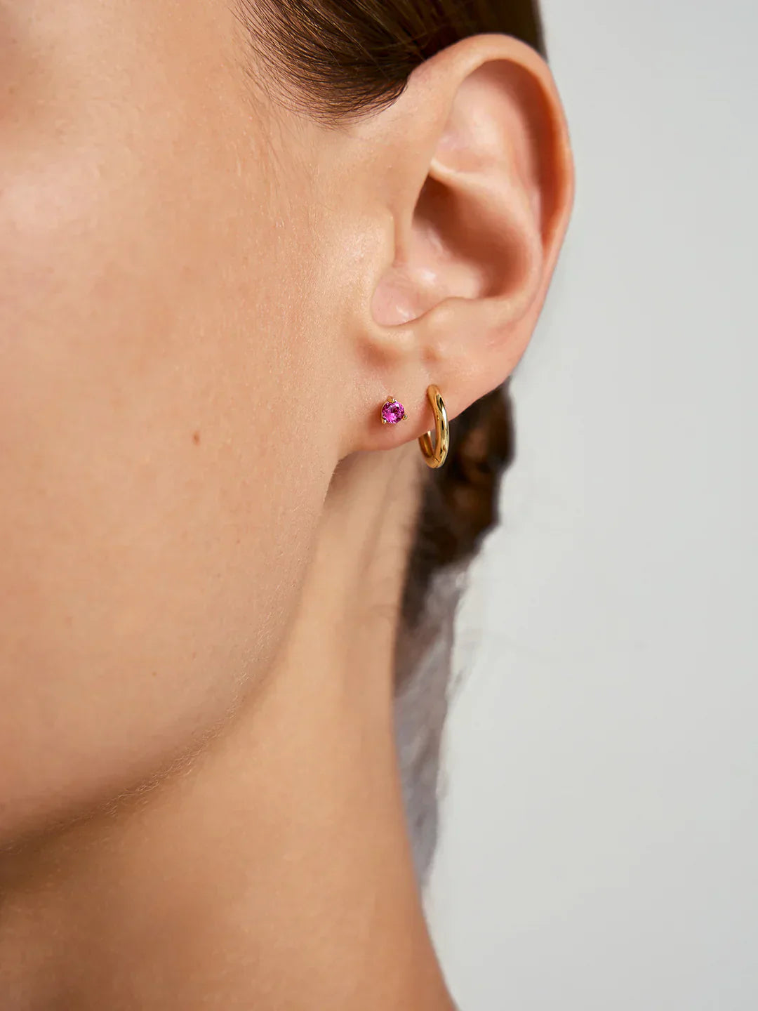 Mini Ruby Studs