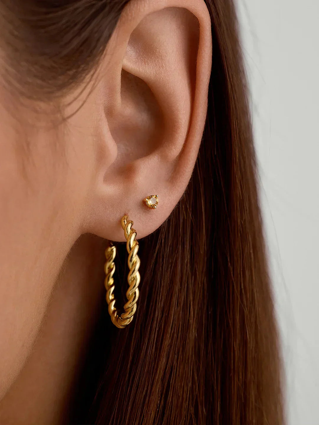 Mini Citrine Studs