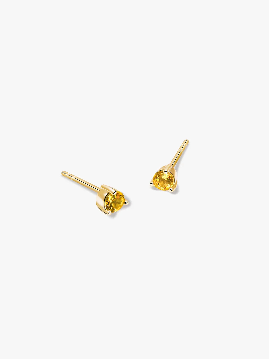 Mini Citrine Studs