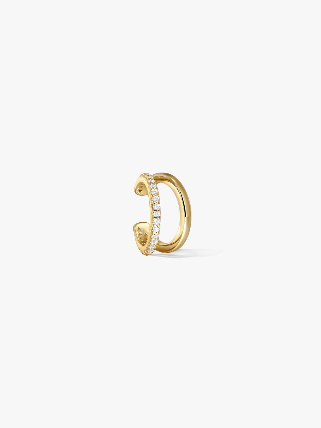 Pave Double Ear Cuff