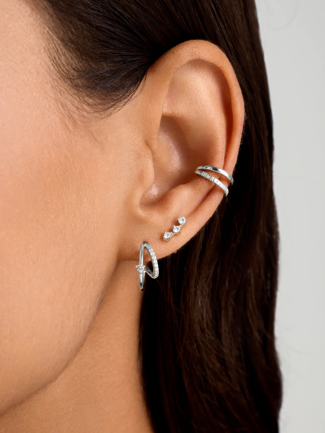 Pave Double Ear Cuff