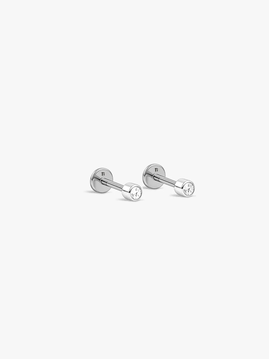 Tiny Sapphire Flat Back Studs