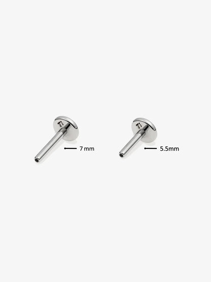 Tiny Sapphire Flat Back Studs