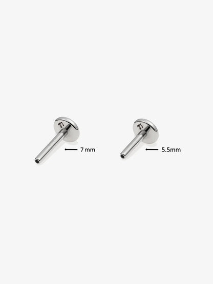 Titanium Flat Back Post