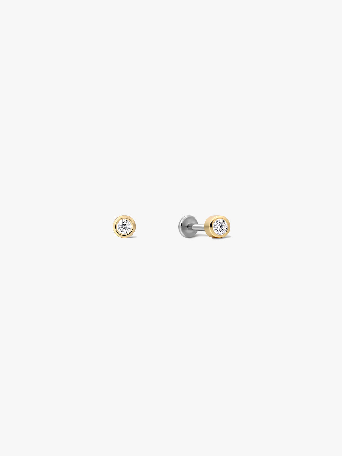 Mini Sapphire Flat Back Studs
