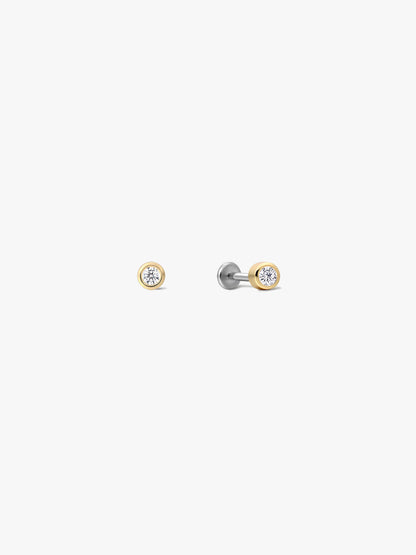 Mini Sapphire Flat Back Studs