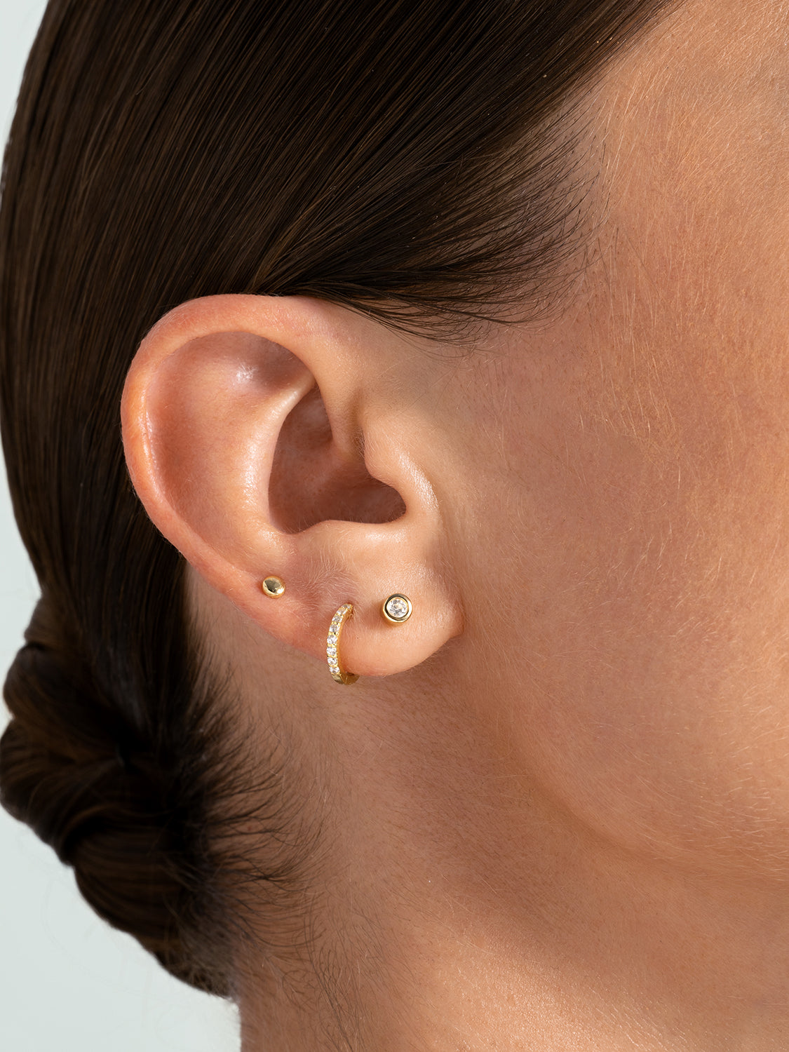 Mini Sapphire Flat Back Studs