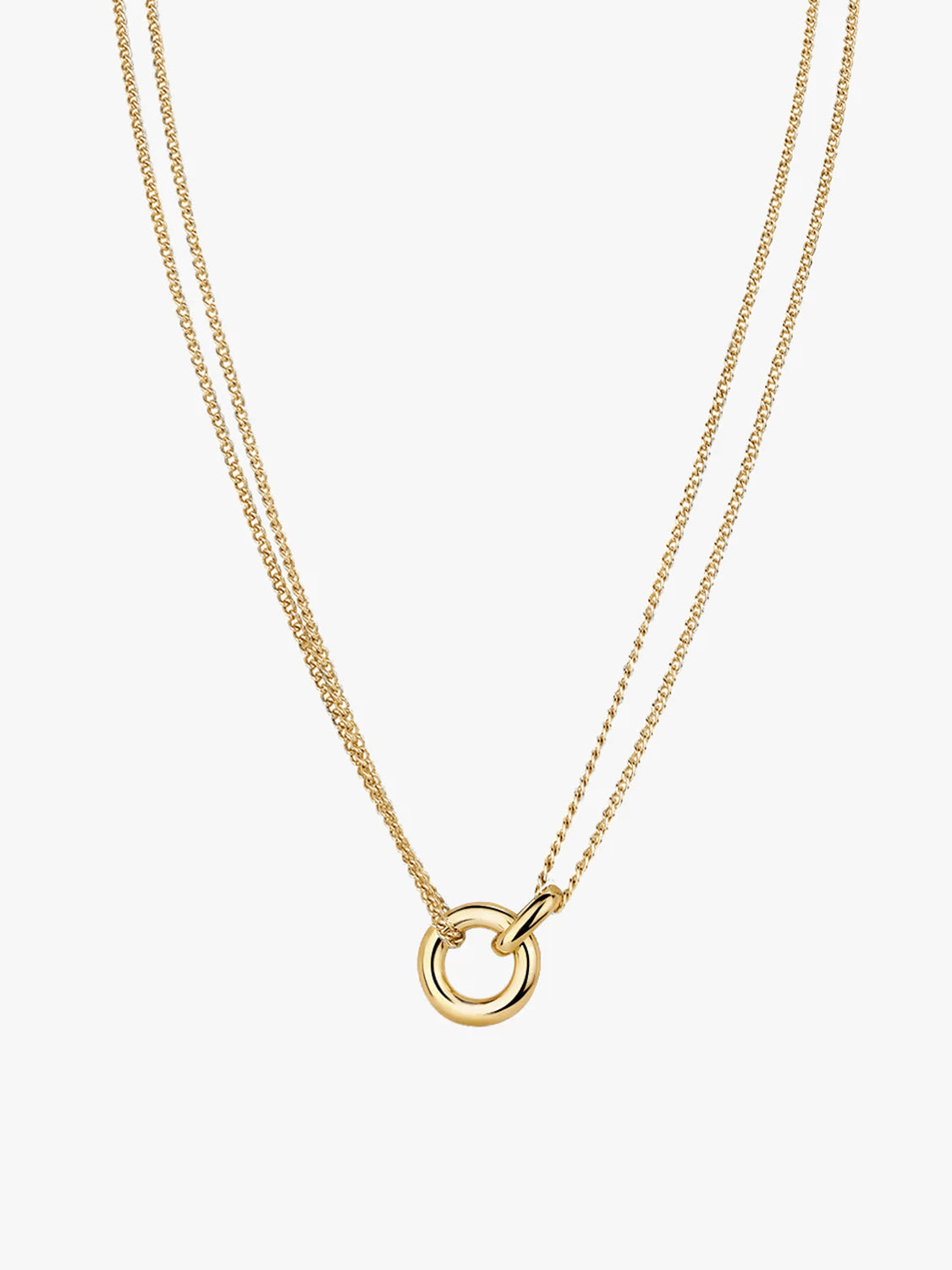 Linked Layered Necklace