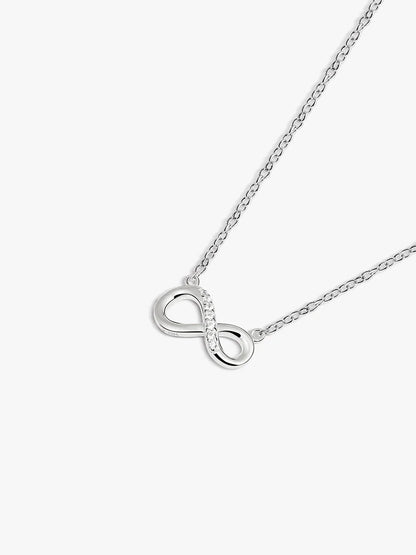 Silver Infinity Loop Necklace