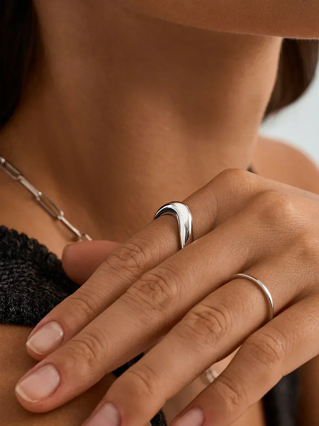 Dome Wave Ring