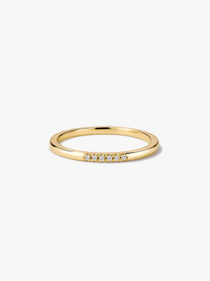 Pave Line Ring