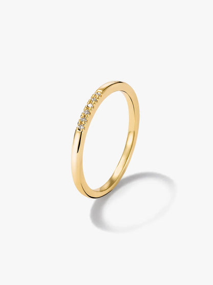 Pave Line Ring