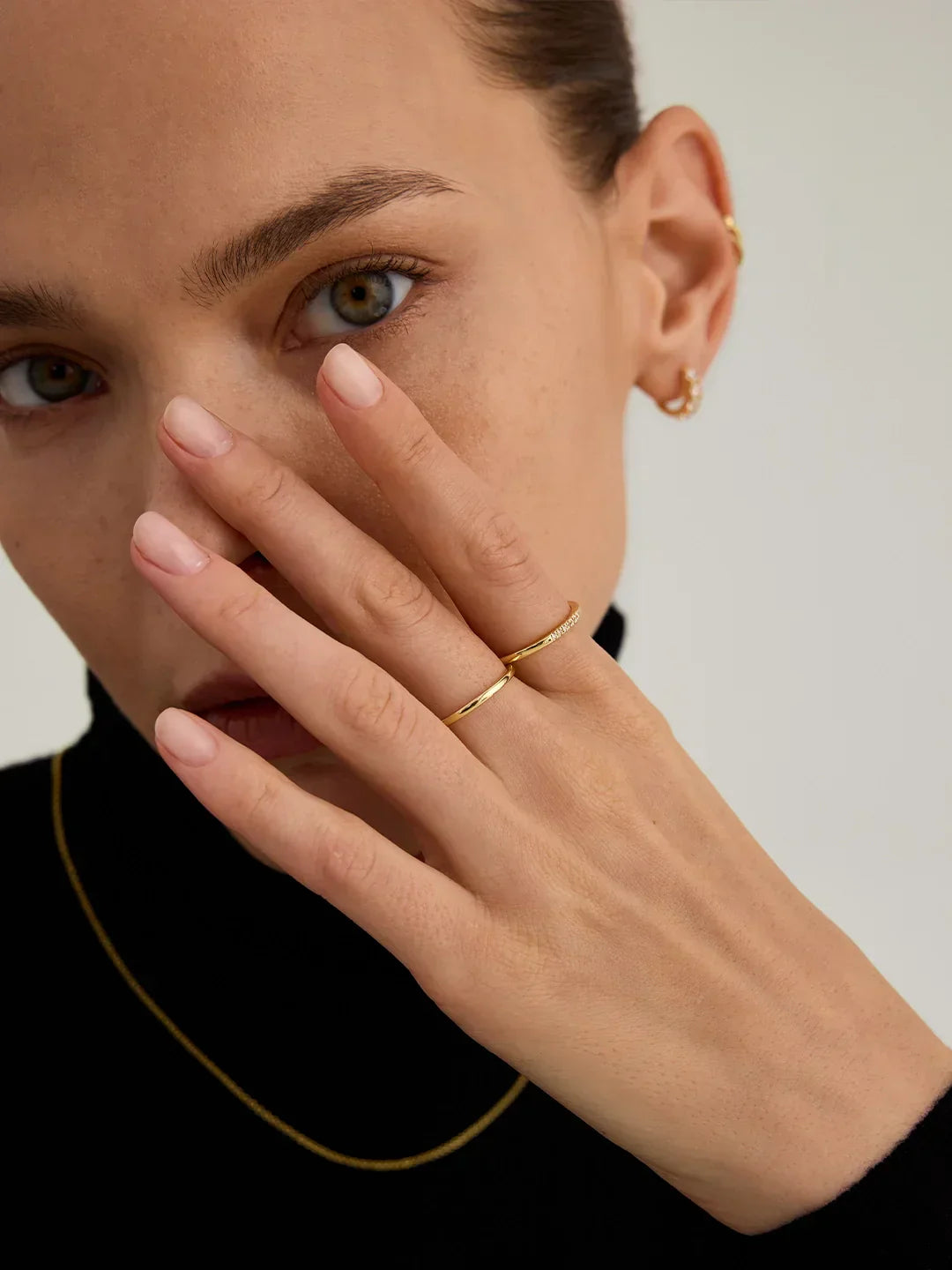 Pave Line Ring