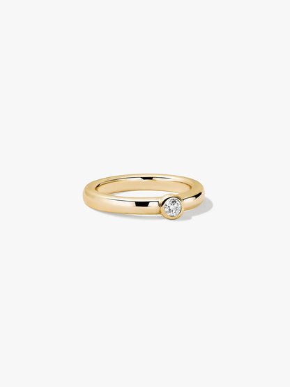 Round Sapphire Ring