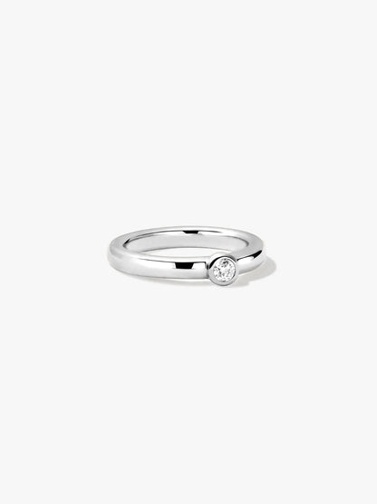 Round Sapphire Ring
