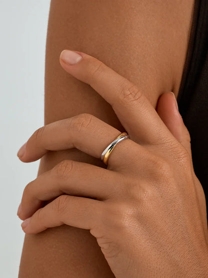Mixed Entwine Ring
