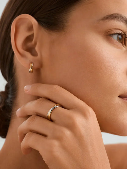 Mixed Entwine Ring