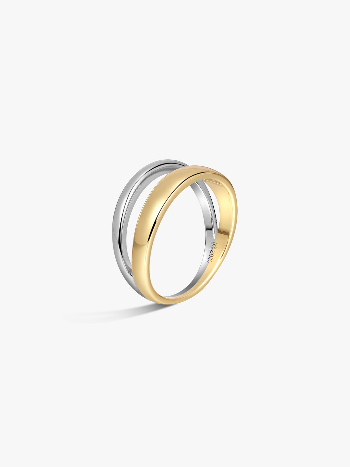 Mixed Dome Layered Ring