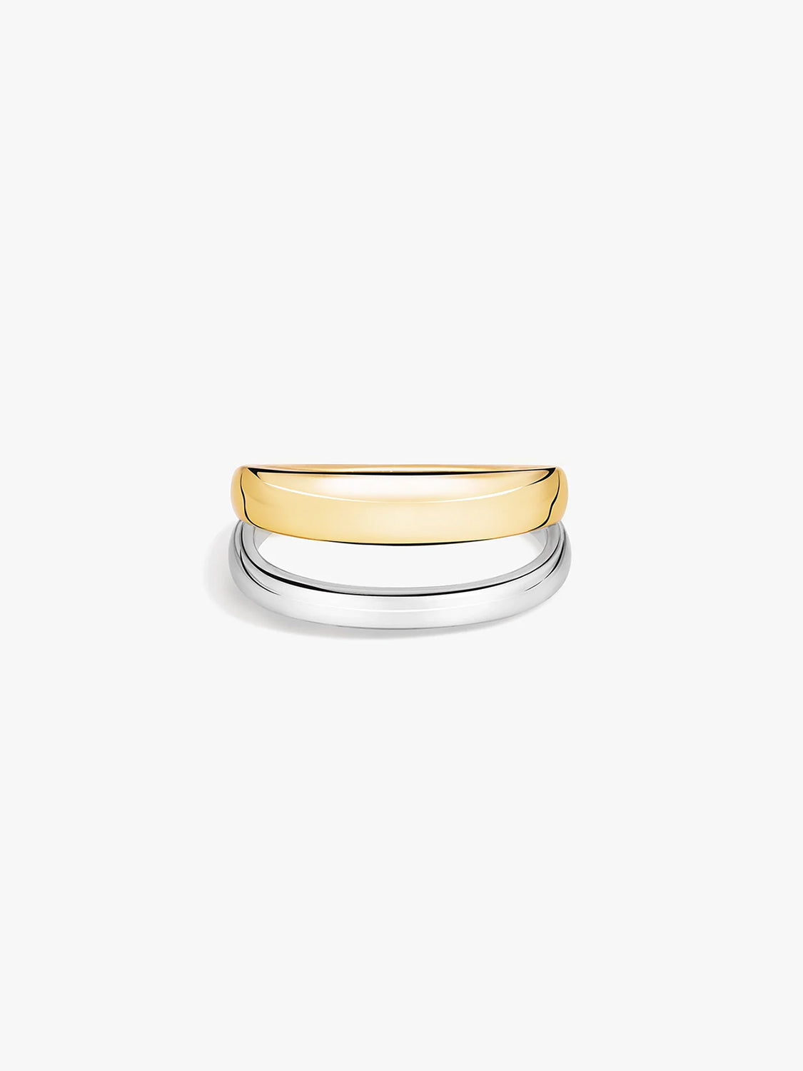 Mixed Dome Layered Ring